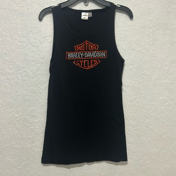 Harley-Davidson Tops - Harley Davidson bedazzled tank top in a size medium